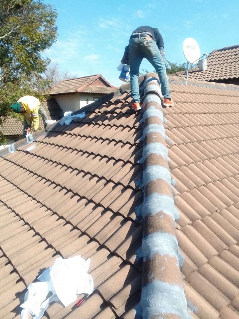 Roof waterproofing site photo (1)